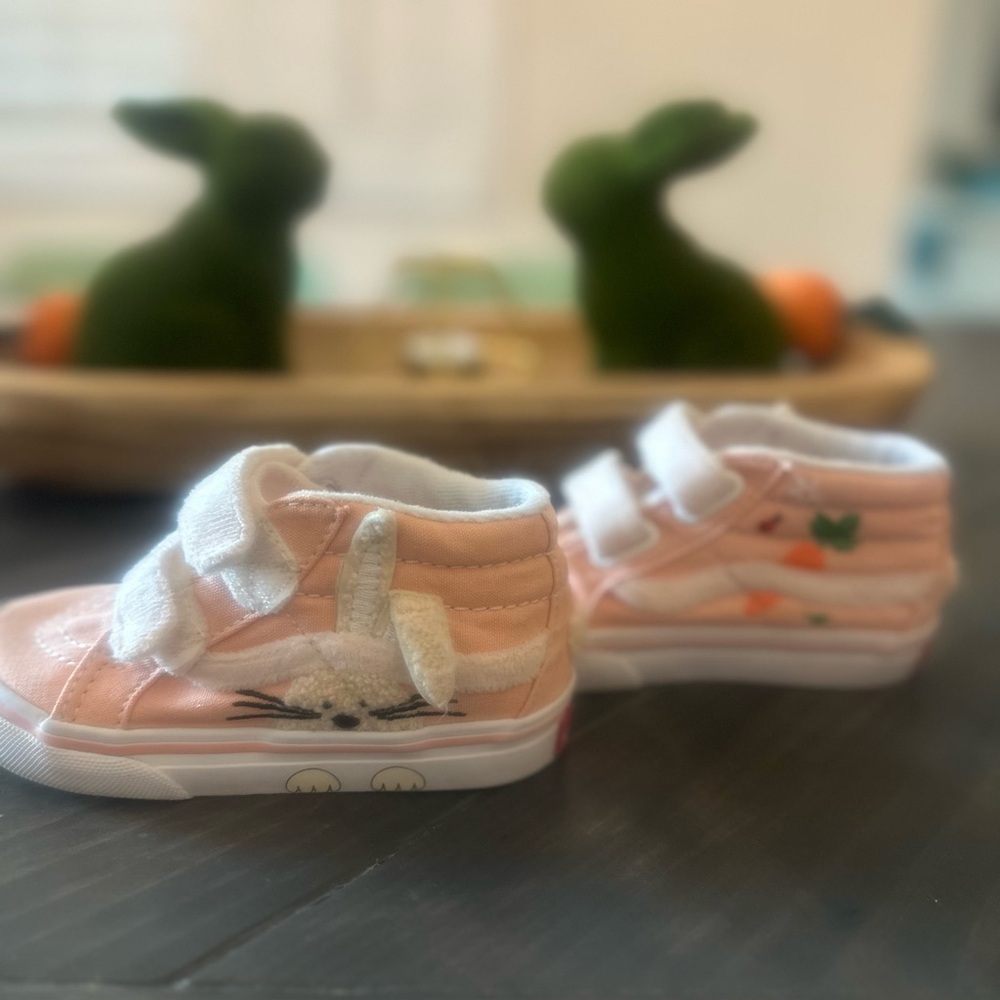 Kids Pink Bunny Shoes